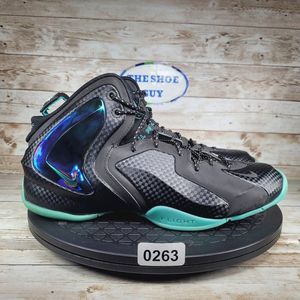 Nike Lil Penny Posite Hyper Jade  Men's size 9.5 Black/Jade Basketball Shoes